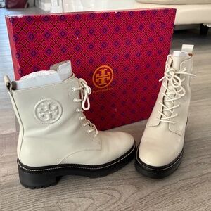Tory Burch combat boots